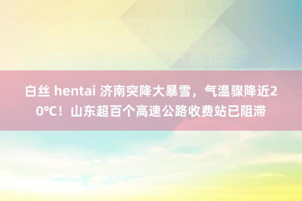 白丝 hentai 济南突降大暴雪，气温骤降近20℃！山东超百个高速公路收费站已阻滞